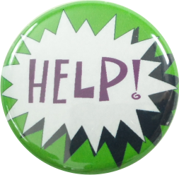 Help Button grün